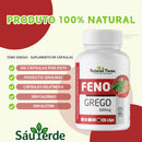 Feno Grego Puro 120 Cápsulas Suplemento 100% Natural