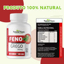 Feno Grego Puro 120 Cápsulas Suplemento 100% Natural